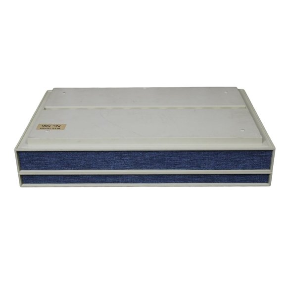 Large Plastic Silverware Storage Box with a Floral Design - Picture 4 of 12